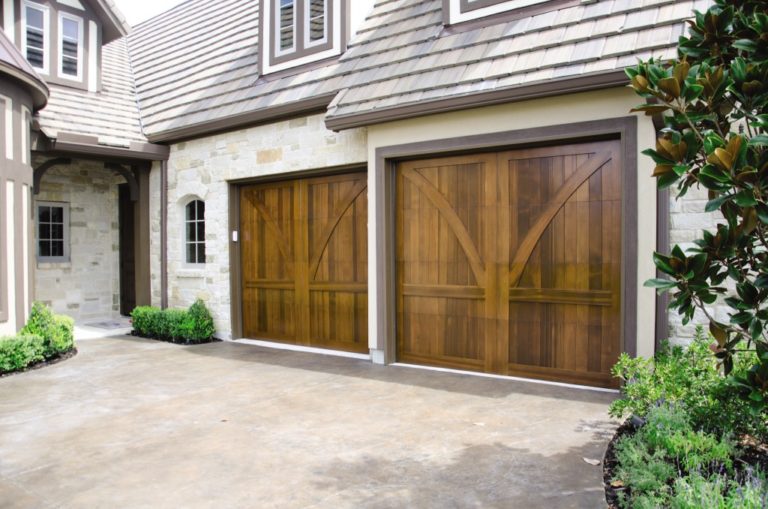 Garage Door Repair & Replacement - Signature Carriage MoDel 9940 Custom WooD 2 768x509